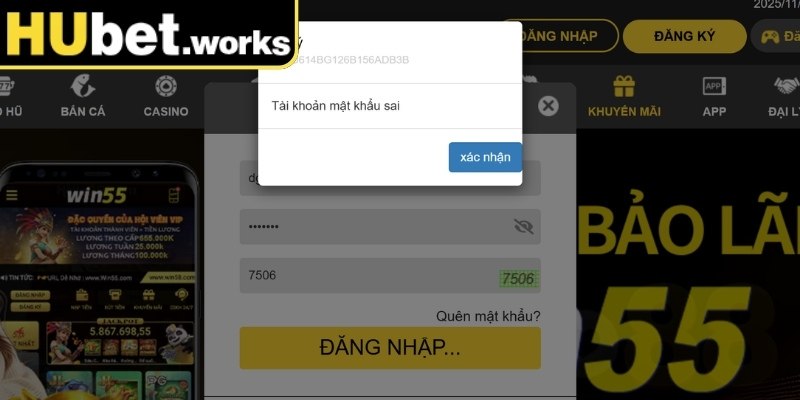 Những lỗi có thể gặp khi thiết lập tại nền tảng
